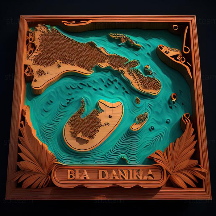 3D model The Bahamas See Bahamas The listing (STL)